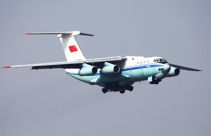 Máy bay vận tải IL-76 hiện có của Không quân Trung Quốc, mua của Nga